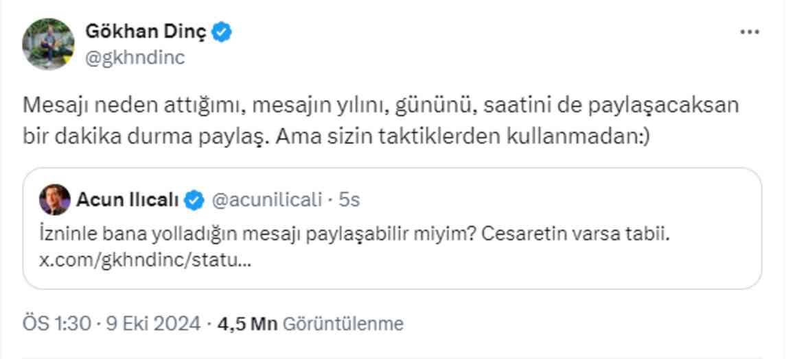 Acun Ilıcalı ve Gökhan Dinç arasındaki'Abi' tartışması gündem oldu