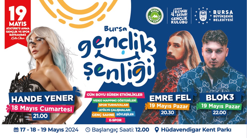 Bursa Büyükşehir’den 19 Mayıs’a yakışır coşkulu kutlama