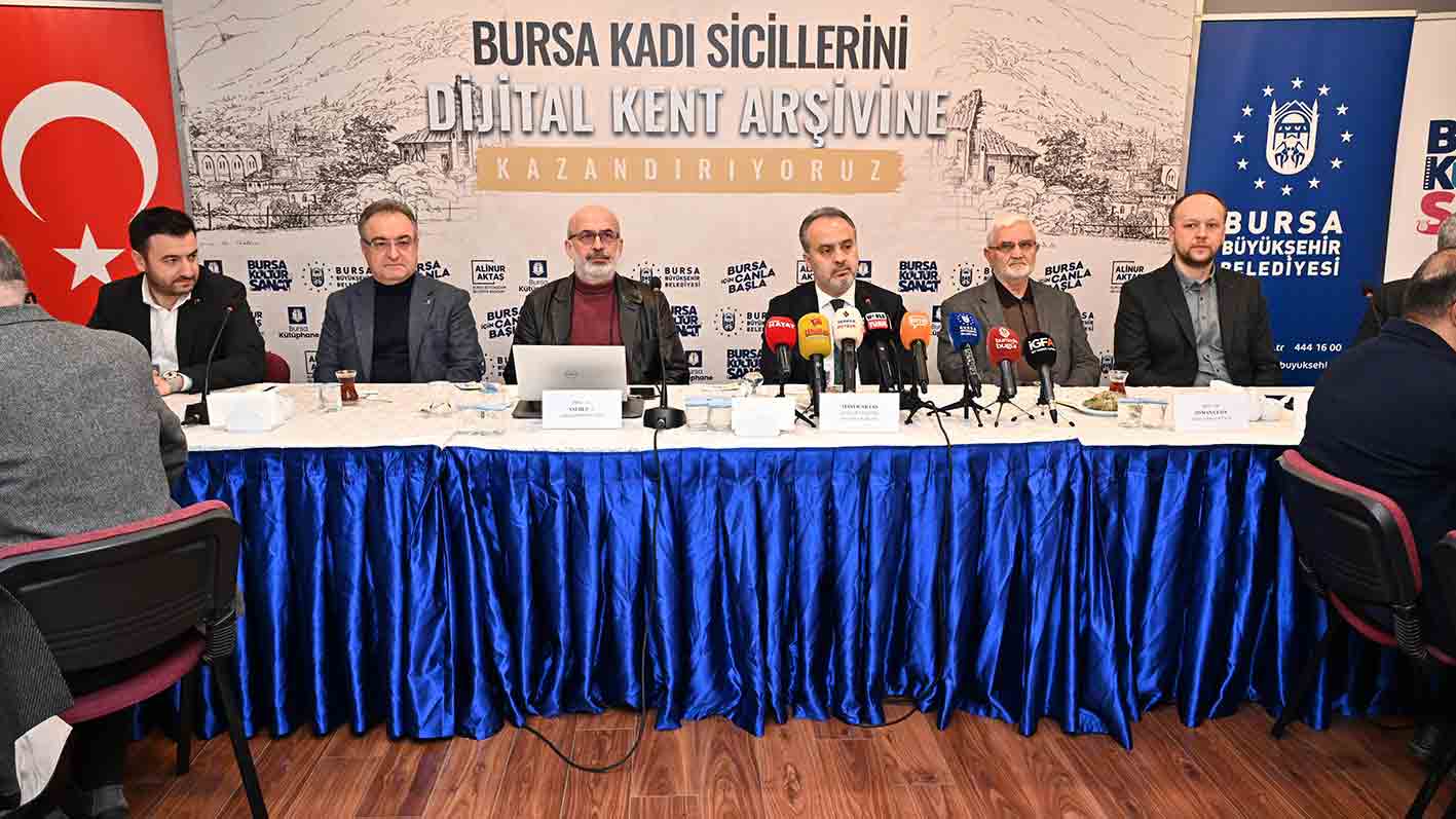 Bursa Kent arşivi Osmanlı tarihine ışık tutucak