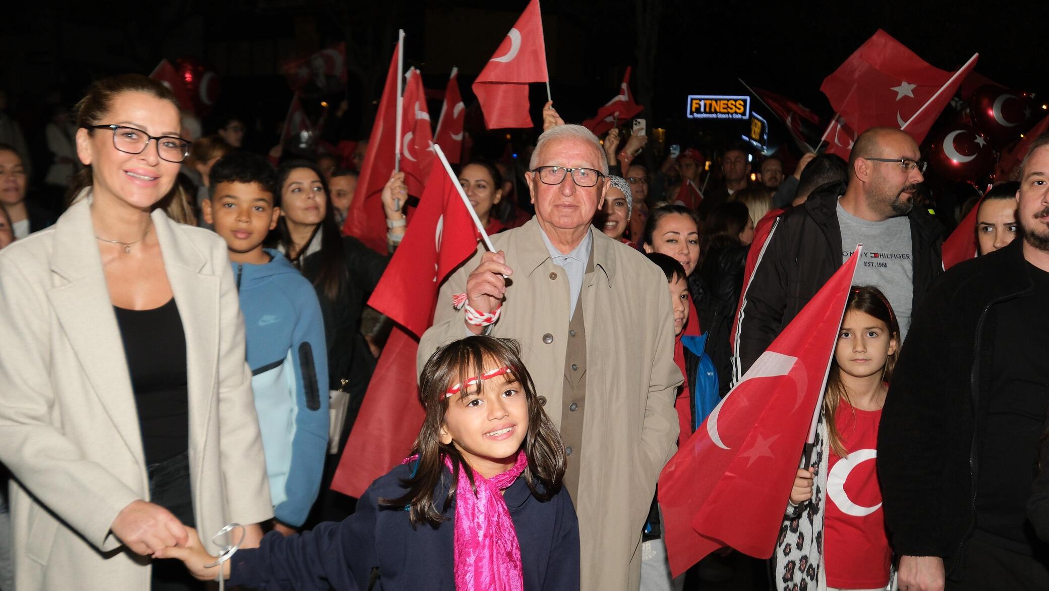 Bursa’da görülmemiş Cumhuriyet kutlaması