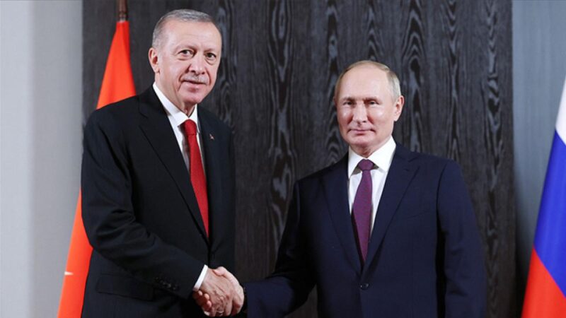 Putin, Cumhurbaşkanı Erdoğan ile