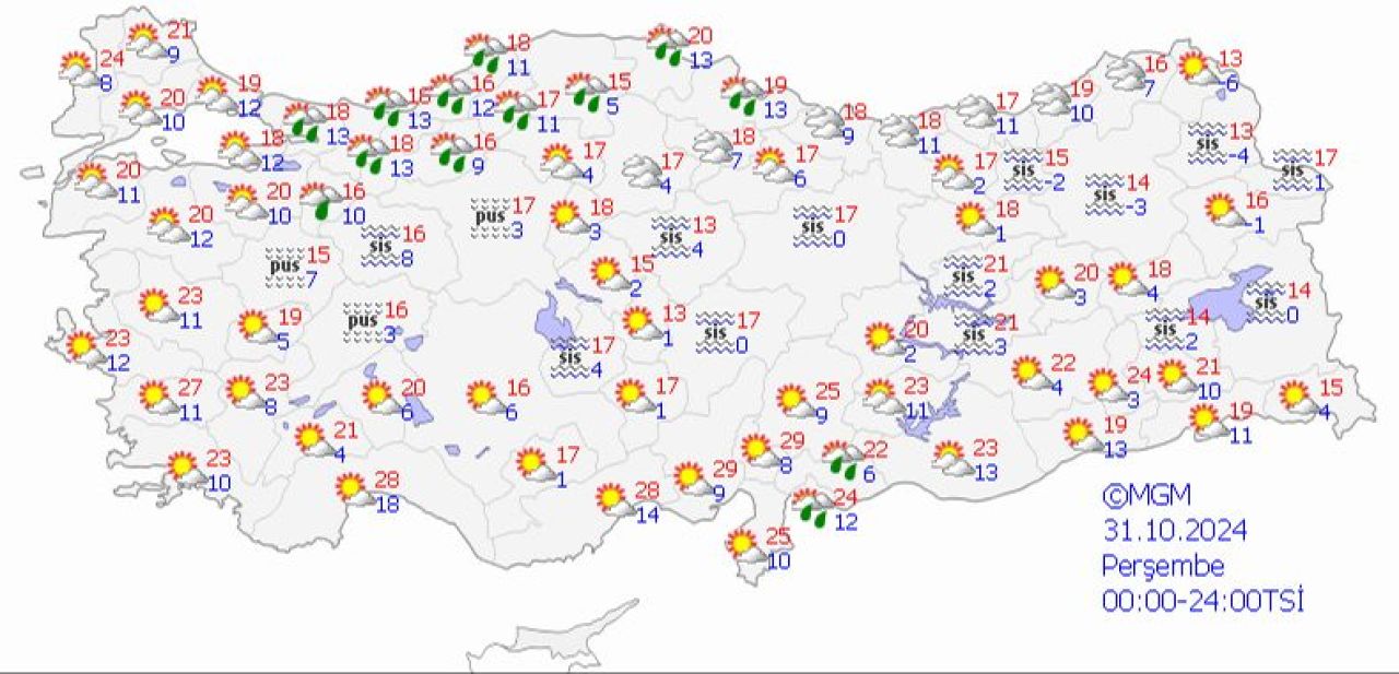 Meteoroloji 5 günlük hava durumu raporunu yayımladı! Kasım ayı soğuk ve kar getiriyor - 2. Resim