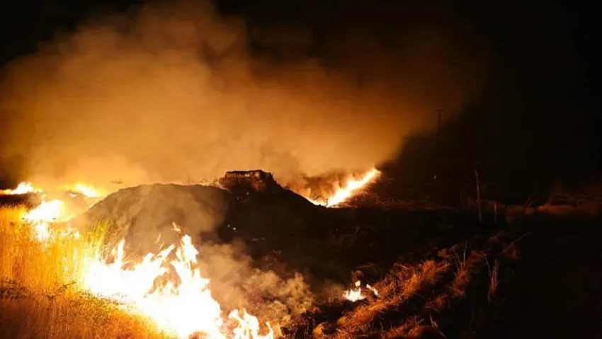 Şırnak’taki anız yangını yeniden başladı: 7 köy etkilendi