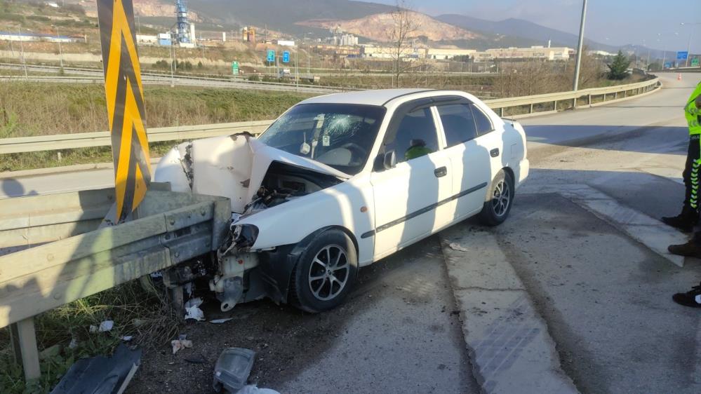 Bursa’da bu kazadan hafif sıyrıklarla kurtuldular