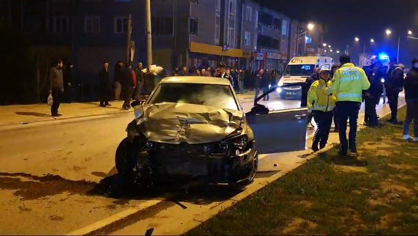 Kaza, İnegöl-Alanyurt yolu üzerinde