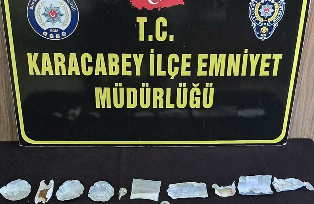 Karacabey ilçesinde düzenlenen uyuşturucu