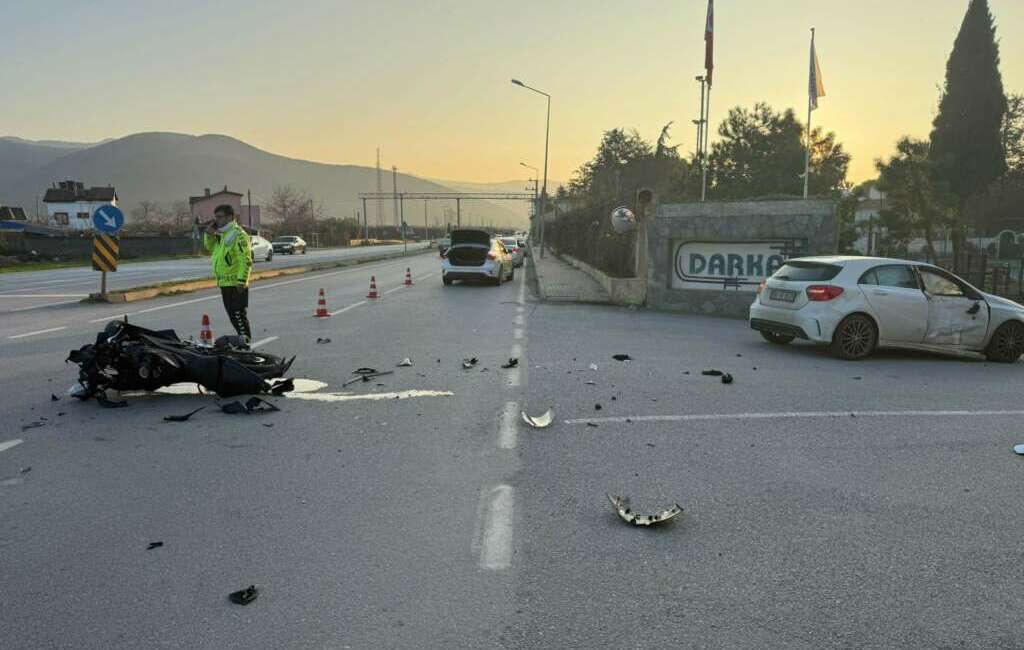 Bursa’nın İznik ilçesinde araçla