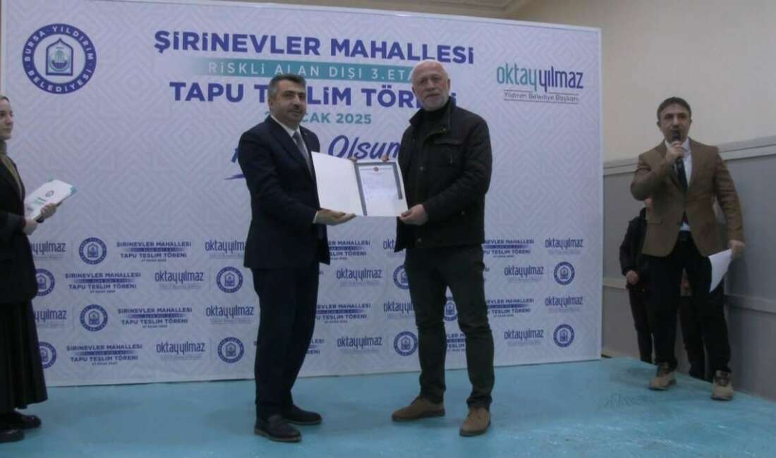 Yıldırım Belediyesi, Şirinevler Mahallesi'nde