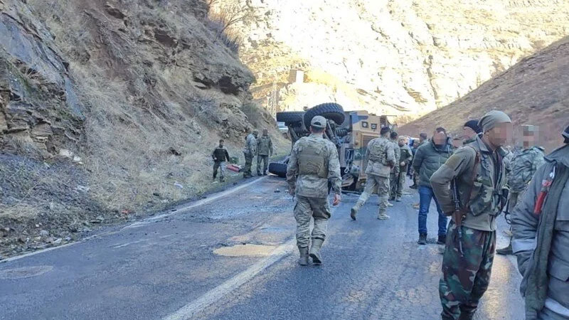 Şırnak’ta zırhlı askeri aracın