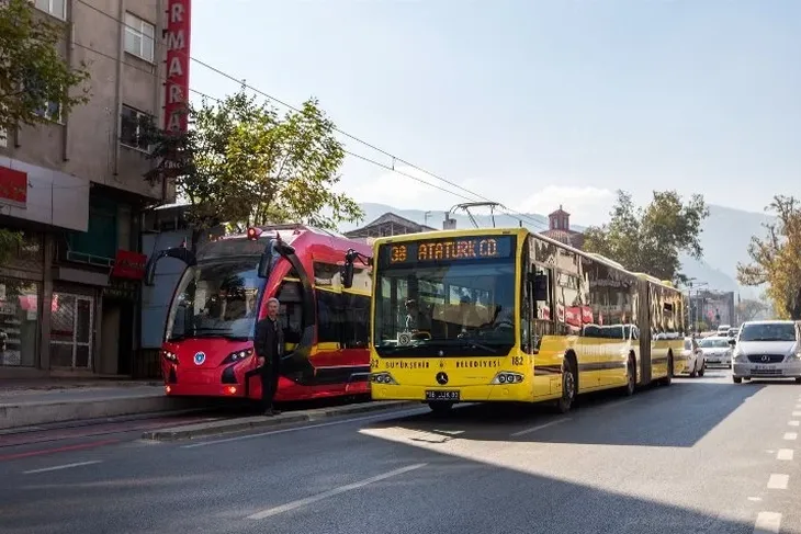 Bursa'da toplu taşıma, minibüs