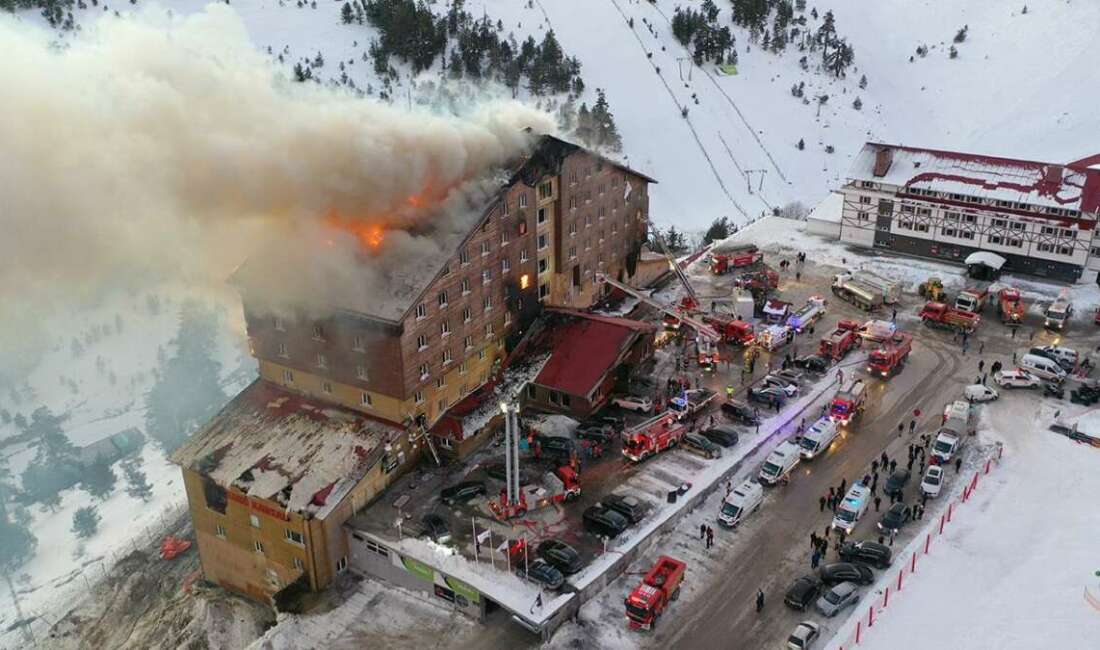 Bolu'daki otel yangınında can