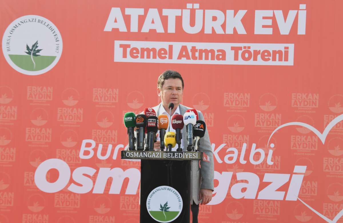 Bursa’da Atatürk Evi’nin temeli Demirtaş’ta atıldı