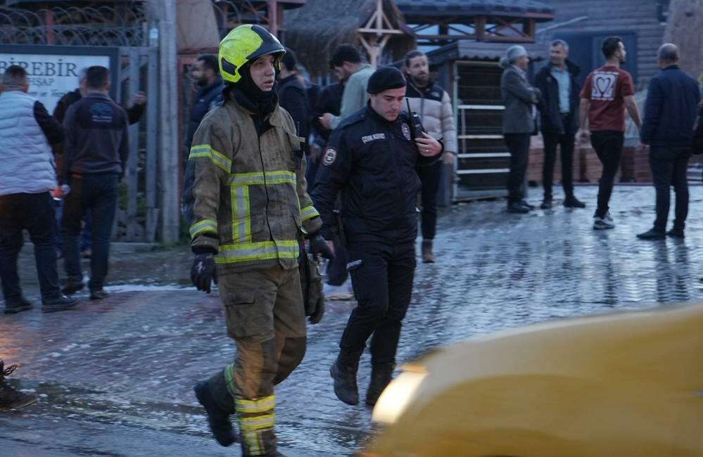 Bursa'da yangın çıkan iş