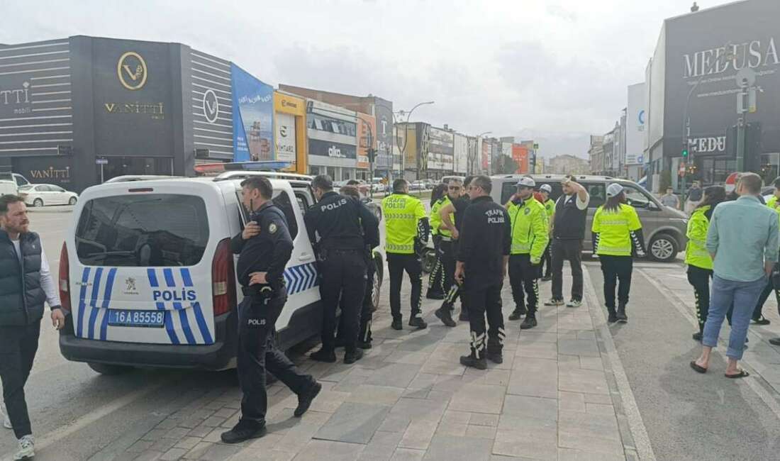 Bursa'nın İnegöl ilçesinde kasksız