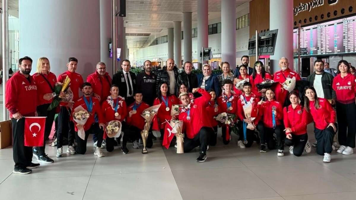 Avrupa şampiyonu Para Atletizm Milli Takımı yurda döndü