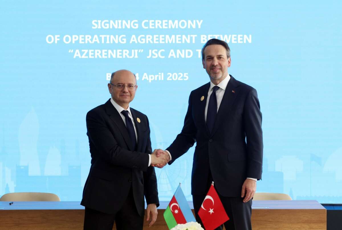 Türkiye ile Azerbaycan arasında elektrik alanında işletme anlaşması imzalandı