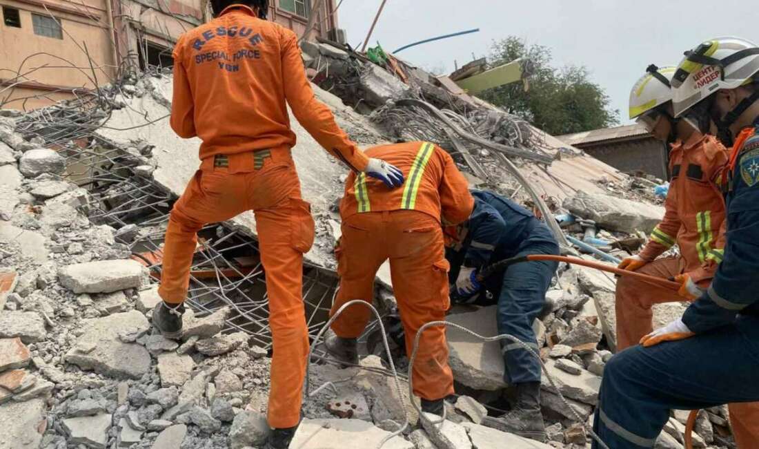 Güney Asya ülkesi Myanmar'da