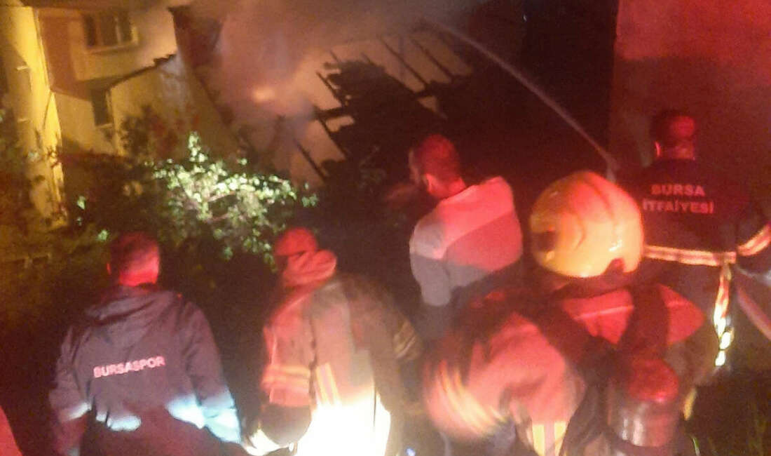 Bursa'nın Osmangazi ilçesinde bir