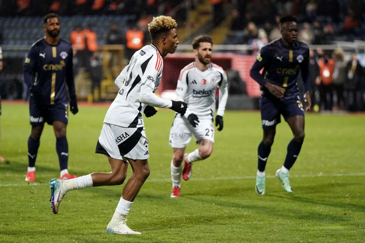 Trendyol Süper Lig: Kasımpaşa 1-1 Beşiktaş