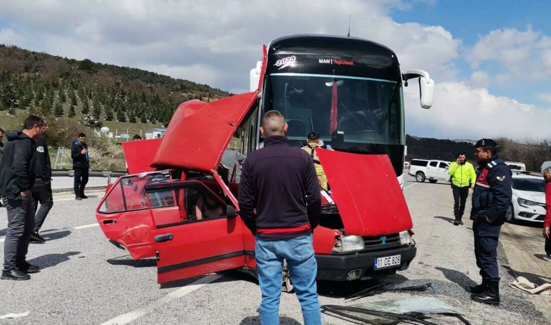Bilecik'in Bozüyük ilçesinde yolcu
