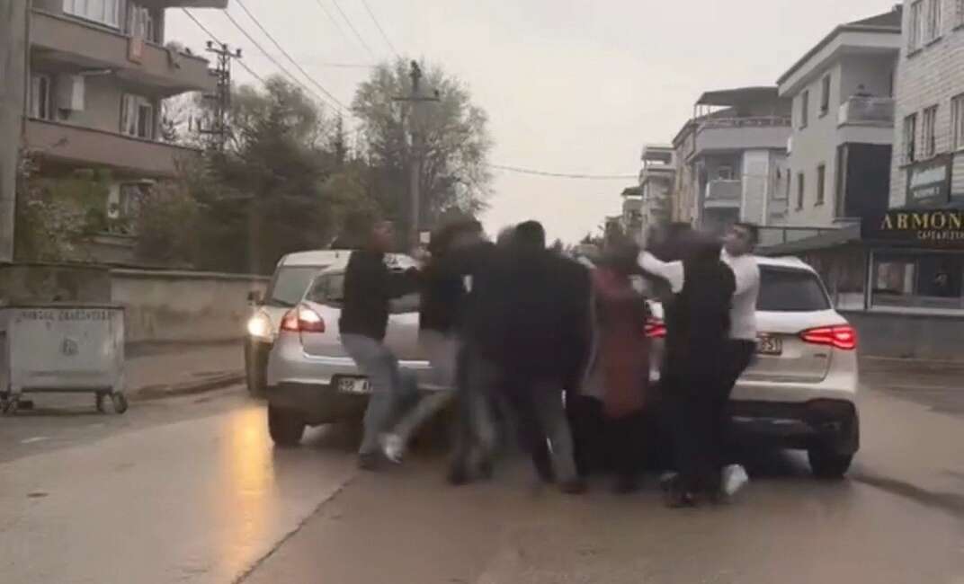 Bursa'nın İnegöl ilçesinde sürücüler