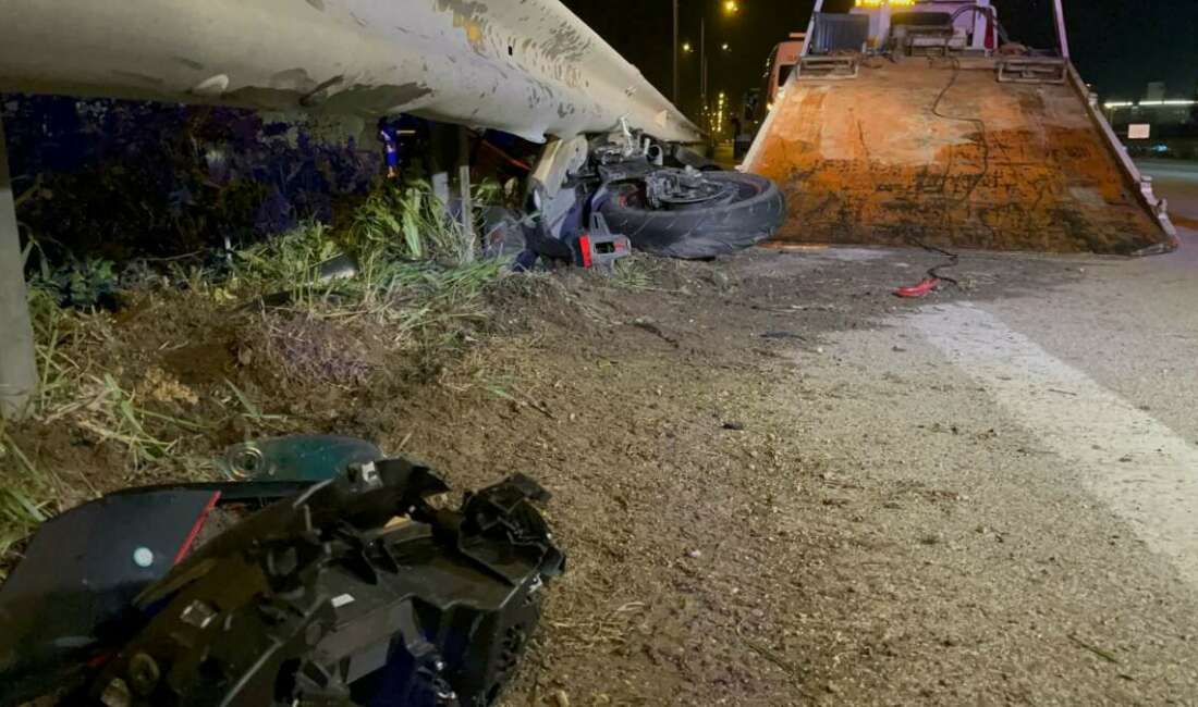 Bursa'da otobanda kamyonete çarparak